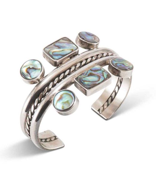 Mike Bird-Romero Abalone Cuff