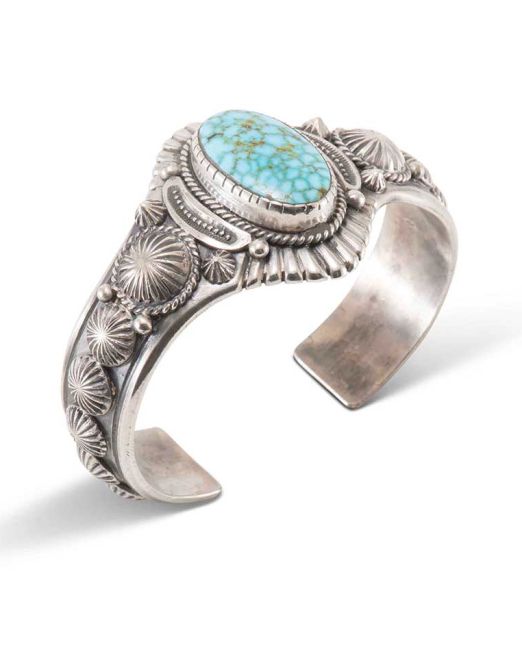 Harry H Begay Turquoise Cuff