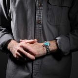 Harry H Begay Turquoise Cuff