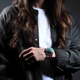 Alex Sanchez Turquoise and Twisted Wire Cuff