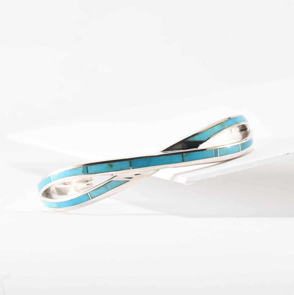 Supersmith Inc Arizona Blue Collection Infinity Inlay Cuff