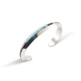 Jimmy Poyer Multi Stone Inlay Cuff
