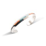 Jimmy Poyer Multi Stone Inlay Cuff