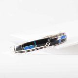 Supersmith Inc Black Beauty Collection Inlay Cuff