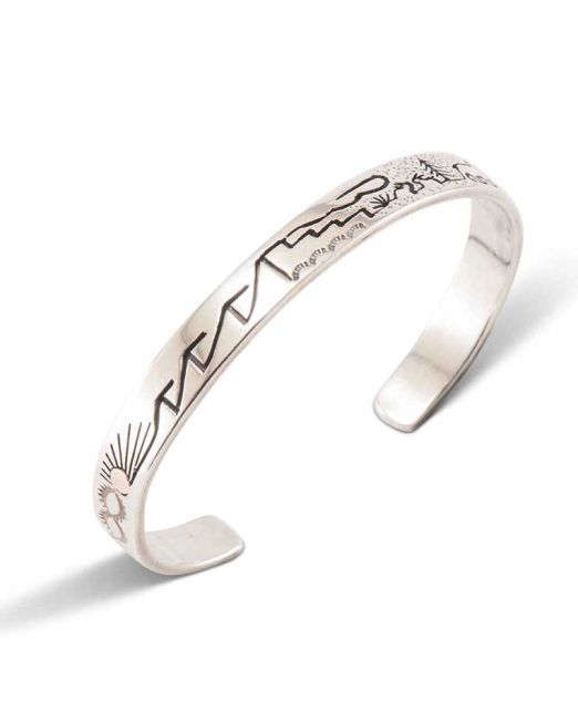 Vidal Aragon Thin Storyteller Cuff
