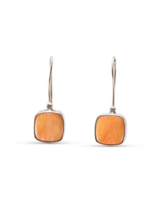 Mike Bird-Romero Spiny Oyster Shell Earrings