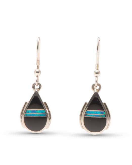 Supersmith Inc Black Beauty Collection Inlay Earrings