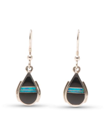 Supersmith Inc Black Beauty Collection Inlay Earrings