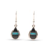 Supersmith Inc Black Beauty Collection Inlay Earrings