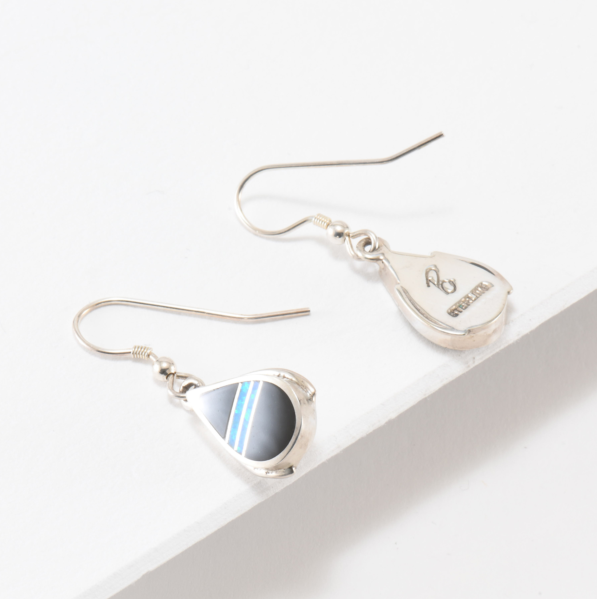 Supersmith Inc Black Beauty Collection Inlay Earrings