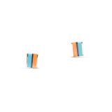 Jimmy Poyer Multi Stone Inlay Studs