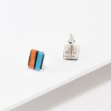 Jimmy Poyer Multi Stone Inlay Studs