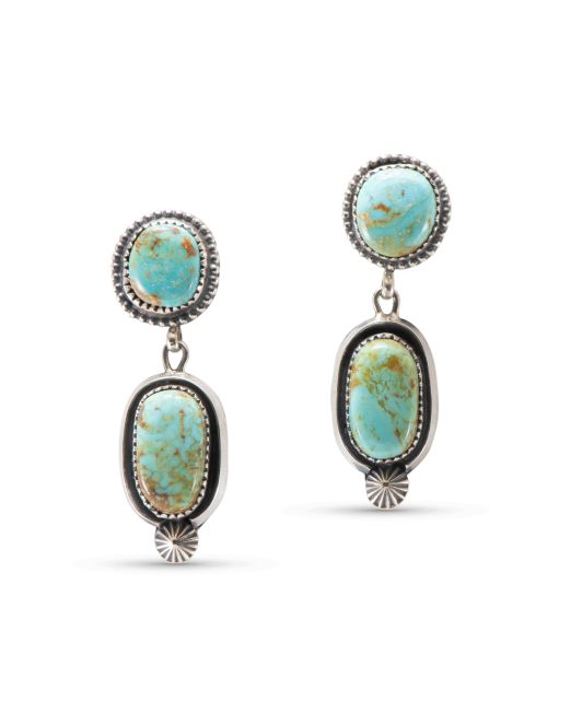 Jeanette Dale Turquoise Drop Earrings