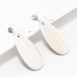 Piki Wadsworth Purple Wampum Shell Earrings