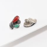 Dan Simplicio Coral and Turquoise Earrings