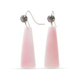 Piki Wadsworth Pink Conch Shell Earrings