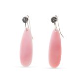 Piki Wadsworth Pink Conch Shell Earrings