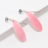 Piki Wadsworth Pink Conch Shell Earrings