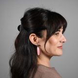 Piki Wadsworth Pink Conch Shell Earrings