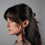 Piki Wadsworth Pink Mussel Shell Earrings