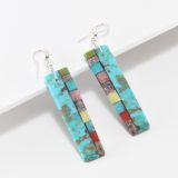 Mary Louise Tafoya Mosaic Stone Earrings