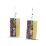 Mary Louise Tafoya Mosaic Stone Earrings