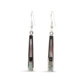 Jimmy Poyer Multi Stone Inlay Earrings