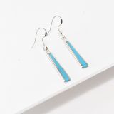 Jimmy Poyer Turquoise Inlay Earrings