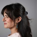 Jimmy Poyer Turquoise Inlay Earrings