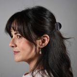 Jimmy Poyer Multi Stone Inlay Earrings