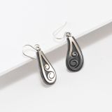 Darren Seweyestewa Sterling Silver Overlay Earrings
