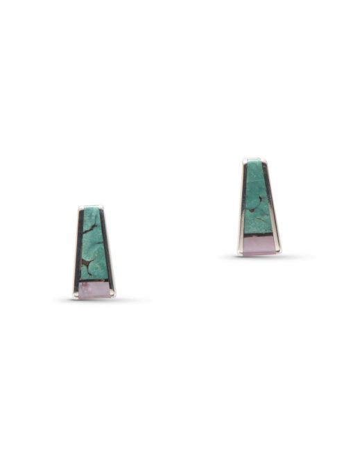 Jimmy Poyer Multi Stone Inlay Studs