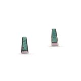 Jimmy Poyer Multi Stone Inlay Studs