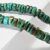 Mike Bird-Romero Beaded Persian Turquoise Necklace with Naja Pendant