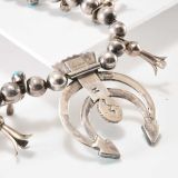 Morris Robinson Squash Blossom Necklace with Turquoise
