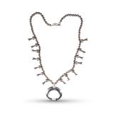 Silver Squash Blossom Necklace