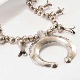 Silver Squash Blossom Necklace