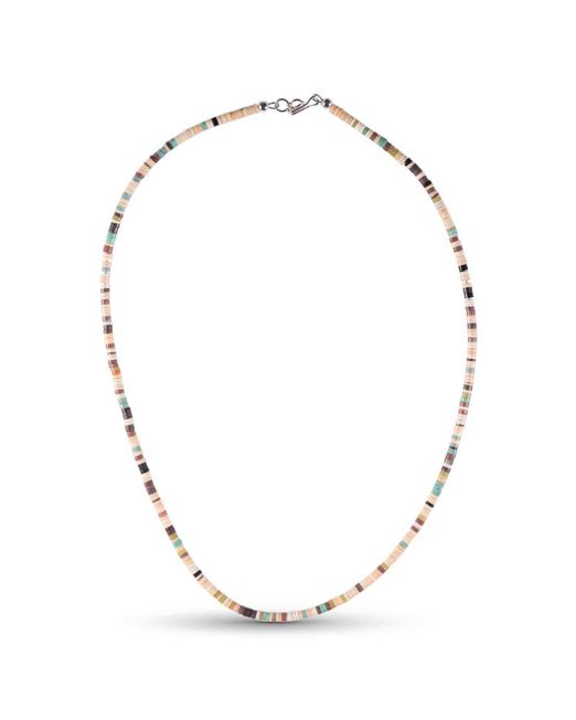 Mary Louise Tafoya Beaded Shell Necklace with Accents