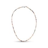 Mary Louise Tafoya Beaded Shell Necklace with Accents