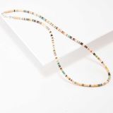 Mary Louise Tafoya Beaded Shell Necklace with Accents