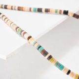 Mary Louise Tafoya Beaded Shell Necklace with Accents