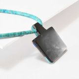 Mary Louise Tafoya Abstract Mosaic Necklace