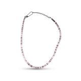 Piki Wadsworth Beaded Wampum Shell Necklace