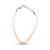 Piki Wadsworth Beaded Melon Shell Necklace