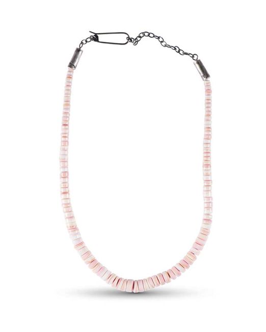 Piki Wadsworth Beaded Conch Shell Necklace