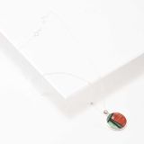 Jimmy Poyer Multi Stone Inlay Circle Necklace