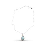 Stanley Parker Turquoise and Sterling Silver Necklace