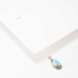Stanley Parker Turquoise and Sterling Silver Necklace