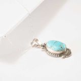 Stanley Parker Turquoise and Sterling Silver Necklace