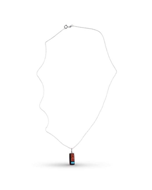 Jimmy Poyer Multi Stone Inlay Necklace